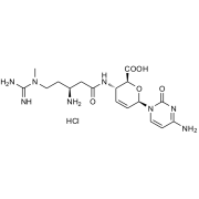 Chemical structure of Blasticidin S HCl.