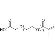 Chemical structure of COOH-PEG-Methacrylate.