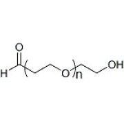 Chemical structure of CHO-PEG-OH.