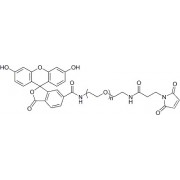 Chemical structure of FITC-PEG-Mal.