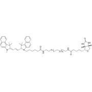 Chemical structure of Cy3.5-PEG-Biotin.