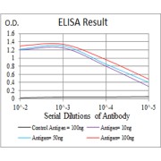 Fig. 1. Figure 1:Black line: Control Antigen (100 ng); Purple line: Antigen(10ng); Blue line: Antigen (50 ng); Red line: Antigen (100 ng)