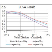 Fig. 1. Figure 2:Black line: Control Antigen (100 ng); Purple line: Antigen(10ng); Blue line: Antigen (50 ng); Red line: Antigen (100 ng)