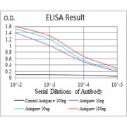 Fig. 1. Figure 1:Black line: Control Antigen (100 ng); Purple line: Antigen(10ng); Blue line: Antigen (50 ng); Red line: Antigen (100 ng)