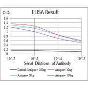 Fig. 1. Figure 2:Black line: Control Antigen (100 ng); Purple line: Antigen(10ng); Blue line: Antigen (50 ng); Red line: Antigen (100 ng)