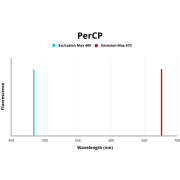 Fluorescence emission spectra of PercP.